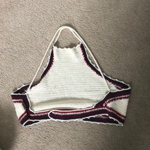 Knitted crop top